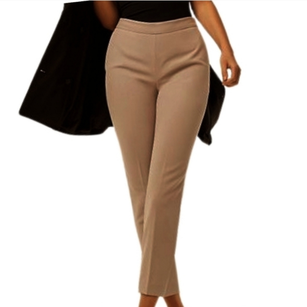 ARITZIA BABATON Beige Gray Slip On Stretchy Trousers XSmall